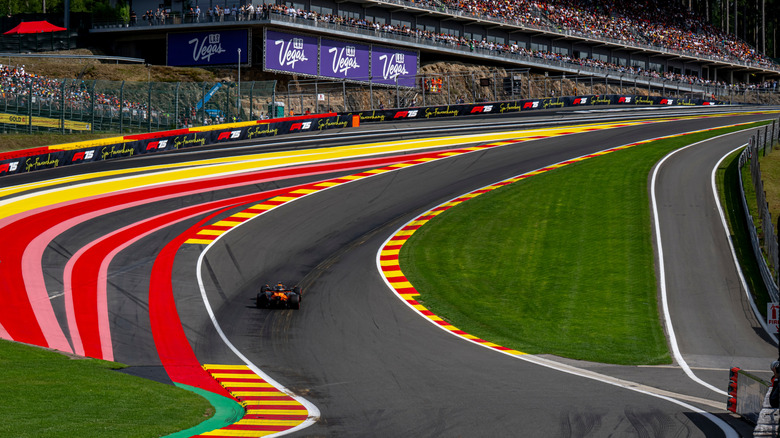 Eau Rogue corner at Spa circuit