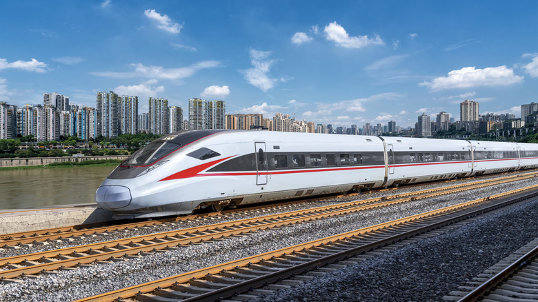 high speed train in china