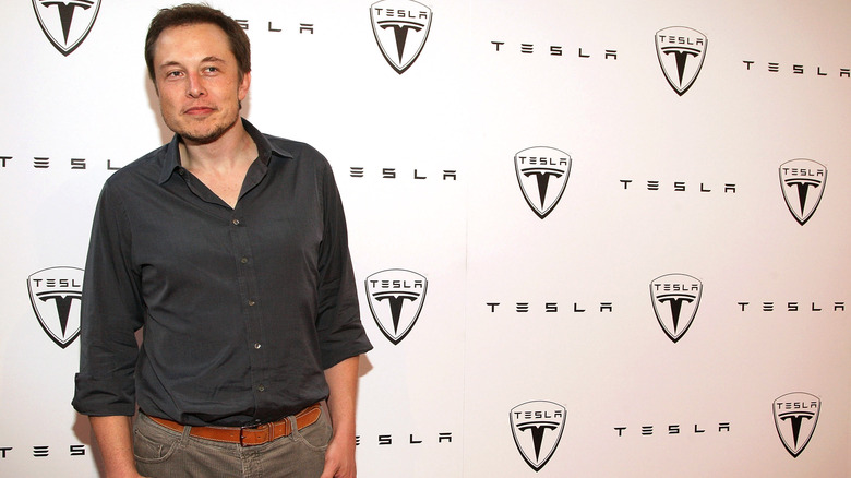 Tesla founder Elon Musk attends the launch party for the Tesla Roadster, the world's first highway-capable all electric car available in the United States, at the Tesla Flagship Store on May 1, 2008 in Los Angeles, California.