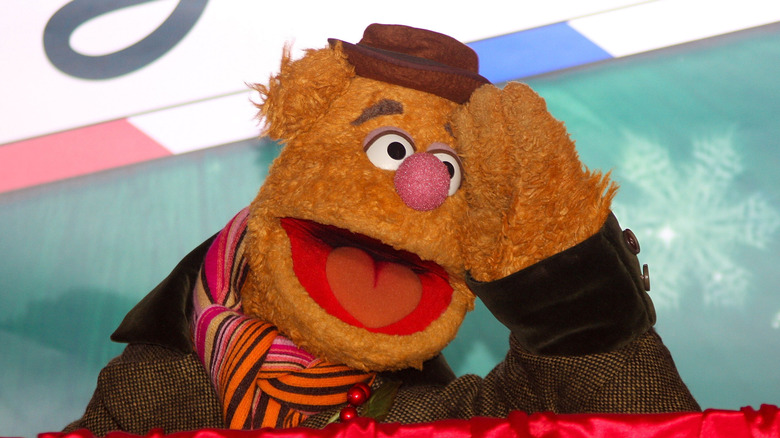 Fozzie Bear attends the U.S. Postal Service and the Muppets "Letters To Santa" kick off at the James A. Farley Post Office on December 1, 2009 in New York City.