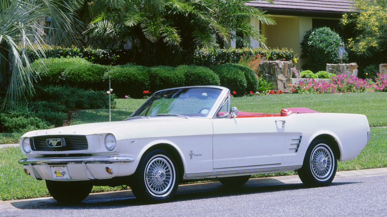 1966 Ford Mustang Convertible. (Photo by National Motor Museum/Heritage Images/Getty Images)
