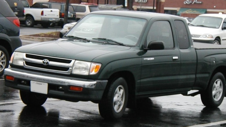 A Toyota Tacoma pickup