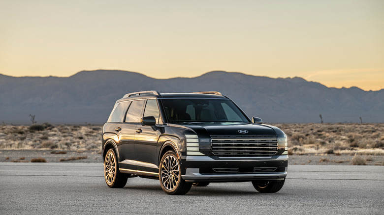 Front end of a Hyundai Palisade