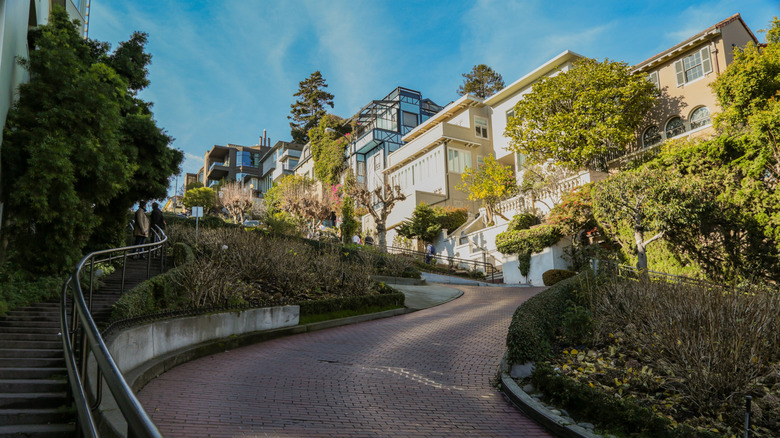 Lombard Street in San Francisco California