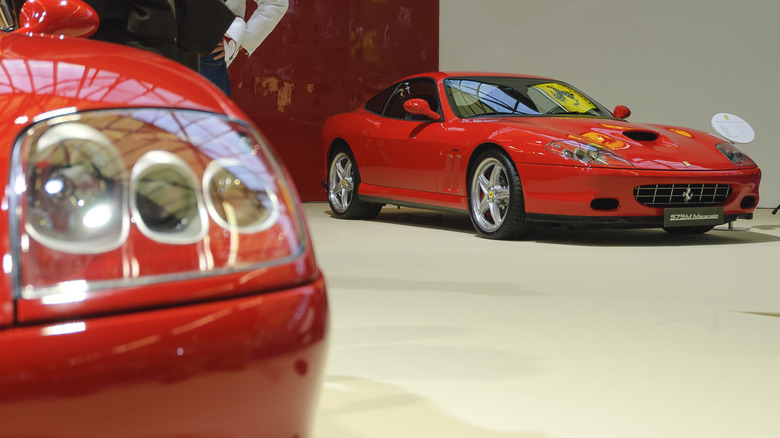 Red Ferrari 575M Maranello