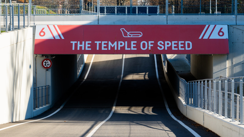 Temple of Speed, the Autodromo Nazionale of Monza, that is a race track located near the city of Monza, north of Milan.