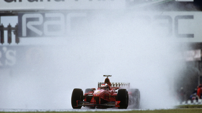 Michael Schumacher, Ferrari F300, Grand Prix of Great Britain, Silverstone, 12 April 1998.