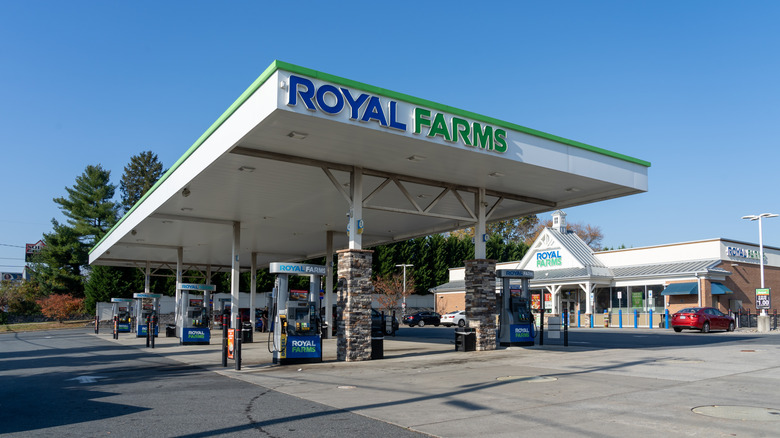 A Royal Farms gas station in Delaware, USA, November 5, 2023. Royal Farms is an American privately owned chain of convenience stores