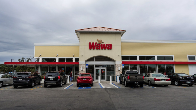 The Wawa gas station, fast food restaurant, and convenience store.