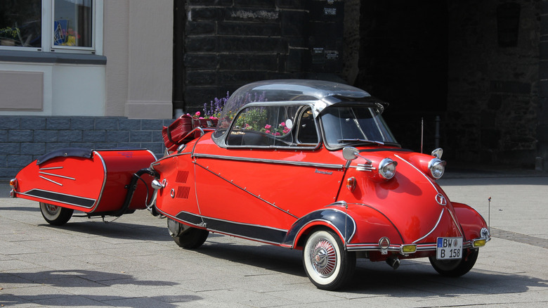 A red Messerschmitt KR200