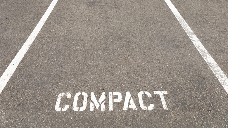 a compact parking spot