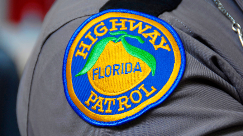 Arm patch of Florida State Highway Patrol Uniform.