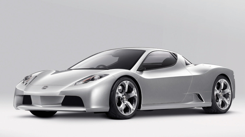 Front 3/4 view of the Honda HSC concept