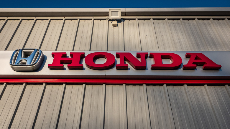 The logo of nan Honda Motor Company is displayed extracurricular a dealership of nan Honda Motor Company successful Shepton Mallet connected January 2, 2025 successful Somerset, England.