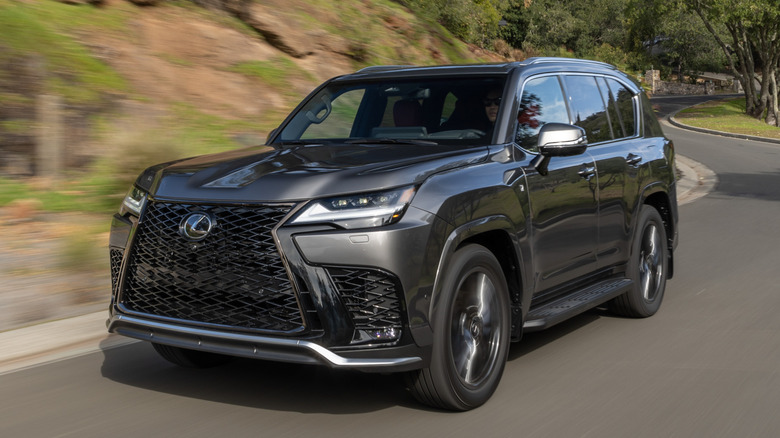 Lexus LX front three-quarter