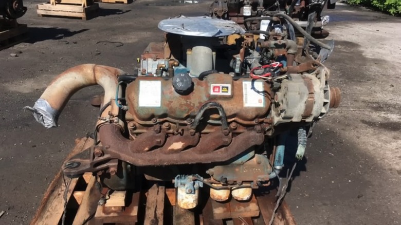 A GM Detroit Diesel 8.2-liter Fuel Pincher V8 engine