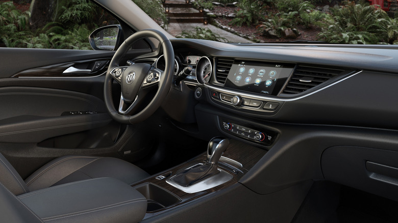 Interior of a Buick Regal TourX