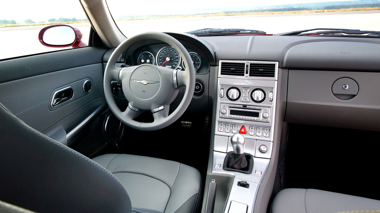 Interior of a Chrysler Crossfire