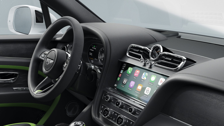 Dash from a Bentley Bentayga