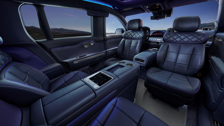 Genesis GV90 Neolun interior cabin swivel chairs