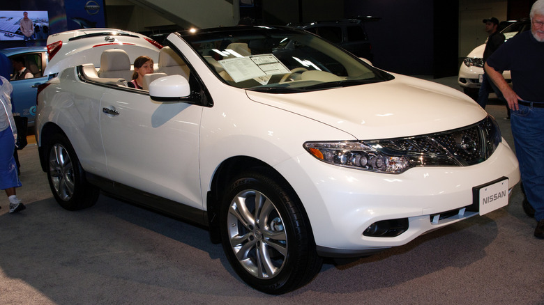 A Nissan Murano Cabriolet is on display during the 2011 International Auto Show at the Moscone Center in San Francisco on November 21, 2011