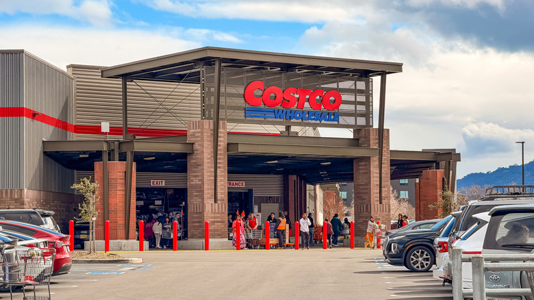 Pleasanton, CA, USA - March 2, 2026: Costco Store Exterior in California