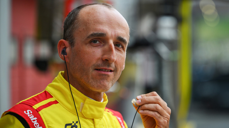 IMOLA, ITALY - APRIL 19: Robert Kubica of Poland and Ferrari AF Corse prepares to drive in the Pitlane during the World Endurance Championship 6 Hours of Imola at Autodromo Enzo e Dino Ferrari on April 19, 2026 in Imola, Italy. (Photo by Rudy Carezzevoli/Getty Images)