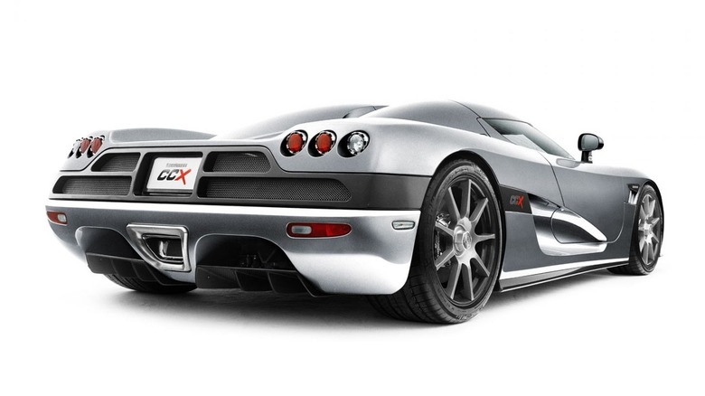 Rear shot of a Koenigsegg CCX