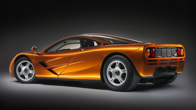 Rear studio shot of a McLaren F1