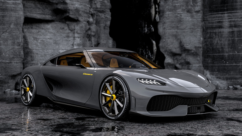 Grey Koenigsegg Gemera