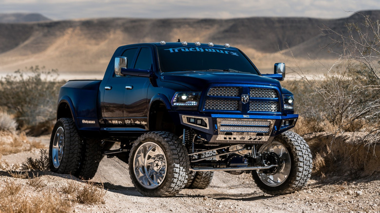 A modified Dodge Ram