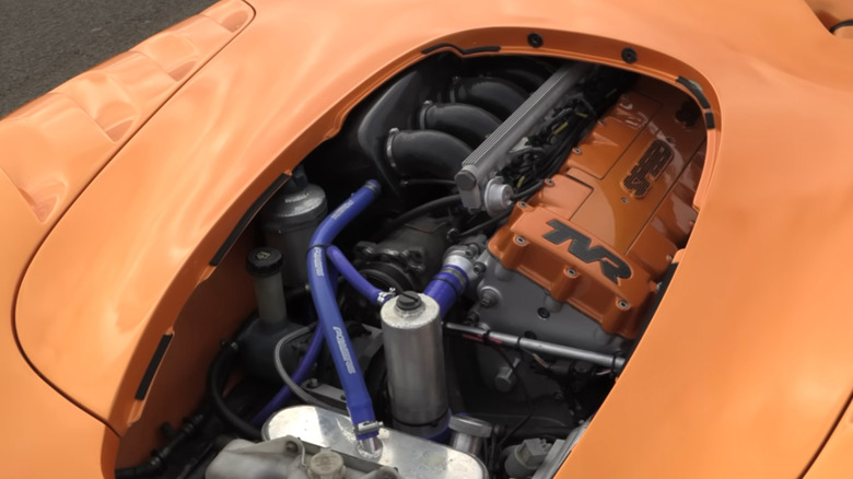 A TVR Speed Six engine from the Sagaris