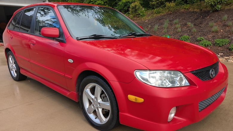 2003 mazda protege5 front 3/4
