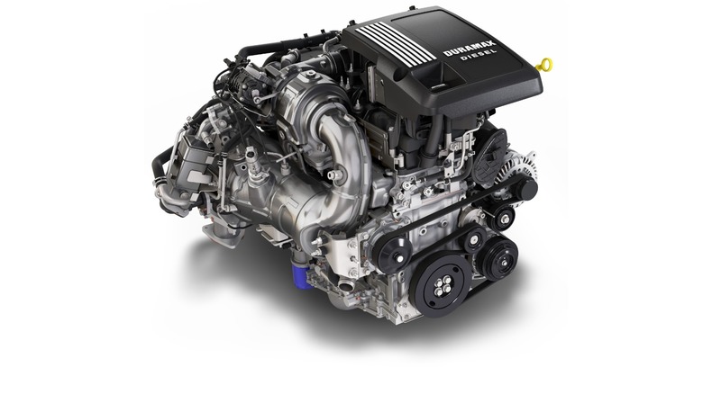The Chevrolet Duramax diesel 3.0-liter inline-6 engine