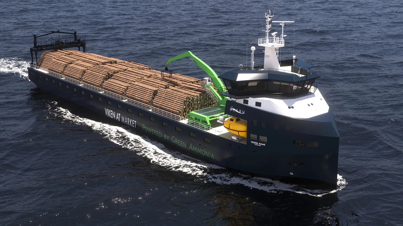 This Cargo Ship Will Be The First To Run On An Ammonia Engine