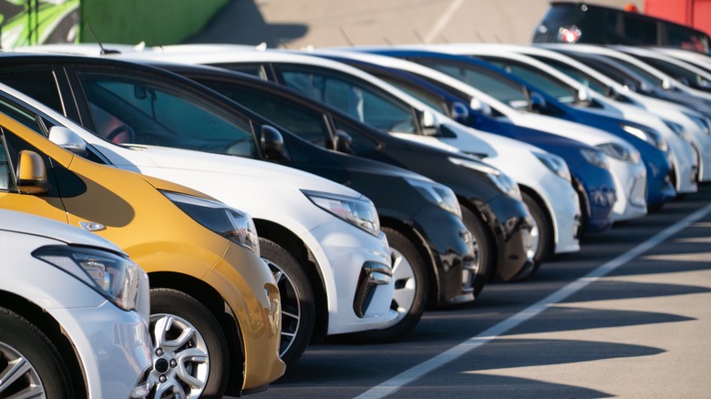 A statement of mini cars beryllium astatine a utilized car trader lot