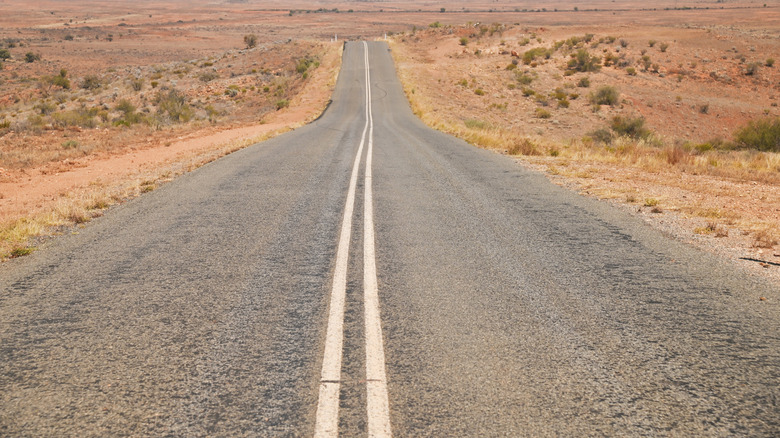 The road in Australia where Mad Max was filmed