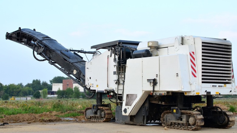 Cold milling machine used in road construction