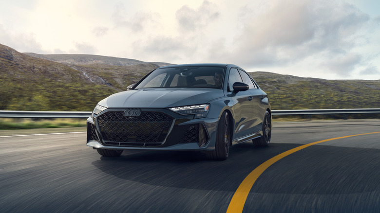 2025 Audi RS3 with a five-cylinder engine