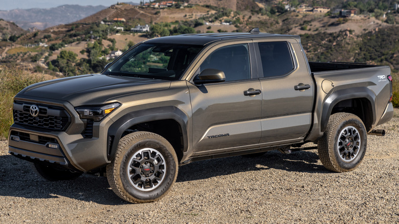 Static shot of a Bronze Oxide 2025 Toyota Tacoma TRD Off-Road