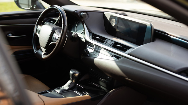 a clean car interior