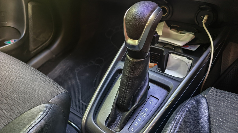 Automatic gear shift lever, showing PRNDL