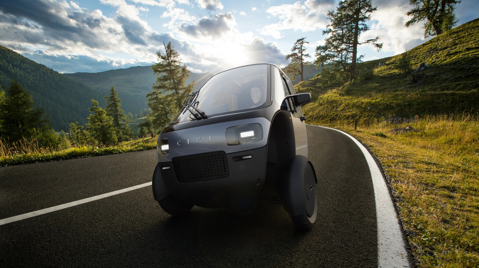 This Three-Wheeled Tilting EV Relies On Pedal Power To Control Your Speed
