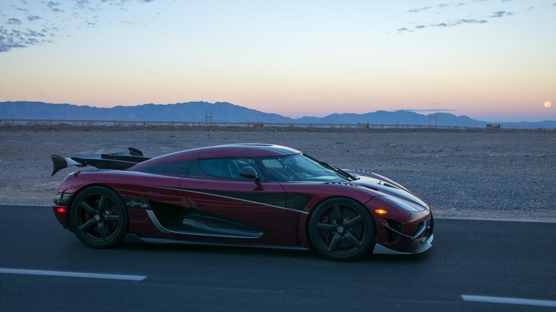 Koenigsegg Agera RS top speed record in Nevada