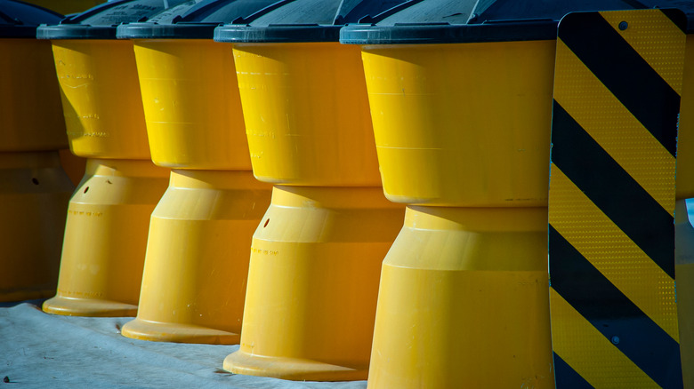 Impact attenuator crash barrels