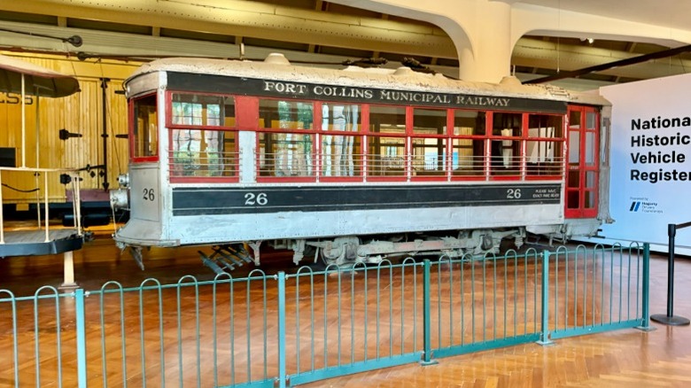 The Fort Collins Municipal Railway Streetcar at the Henry Ford Museum of American Innovation,