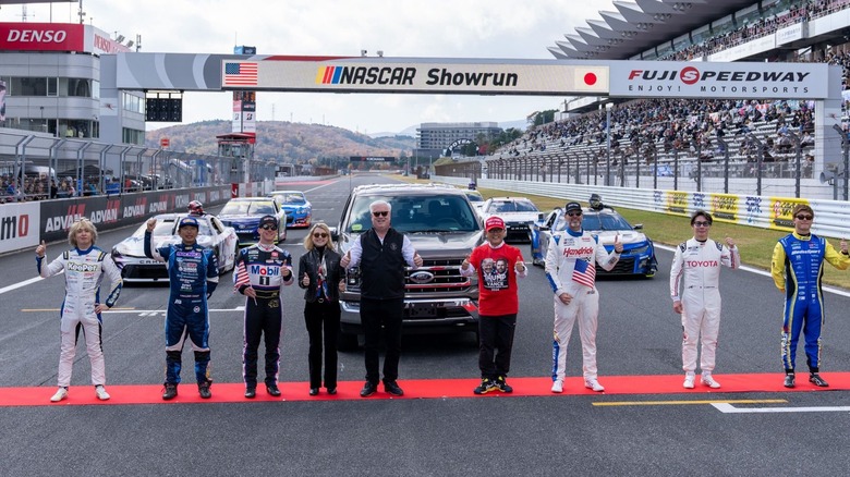 Akio Toyoda at the event