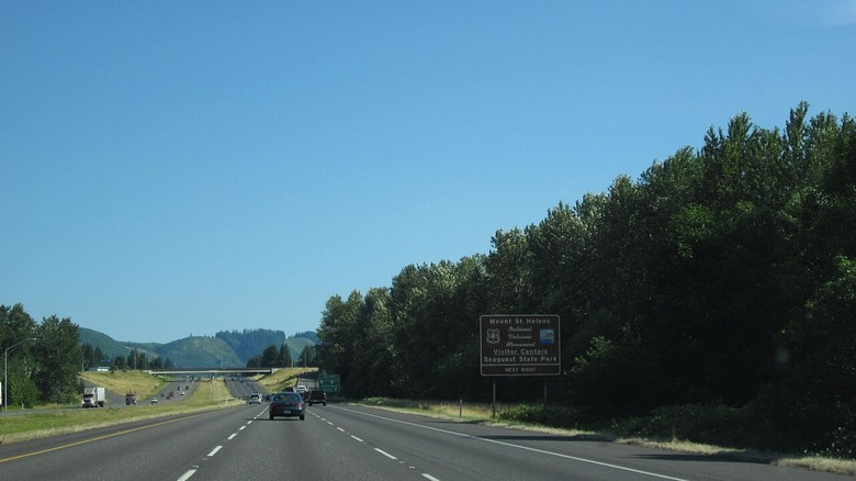 A picture of Interstate 5 in Washington State