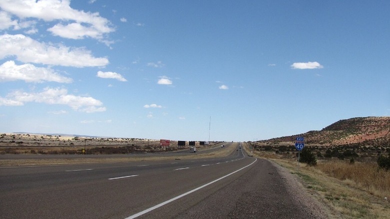 A picture of Interstate 40 in New Mexico