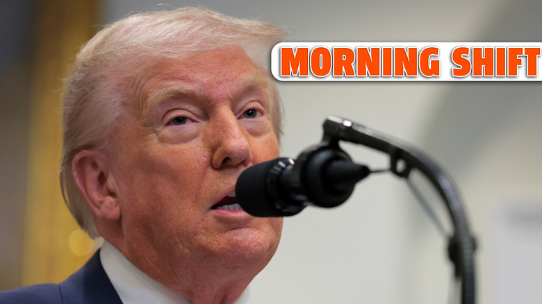 WASHINGTON, DC - FEBRUARY 12: U.S. President Donald Trump speaks during an event to announce a rollback of the 2009 Endangerment Finding in the Roosevelt Room at the White House on February 12, 2026 in Washington, DC. The Trump administration will repeal the 2009 central scientific finding that allows the EPA to regulate climate-warming emissions.